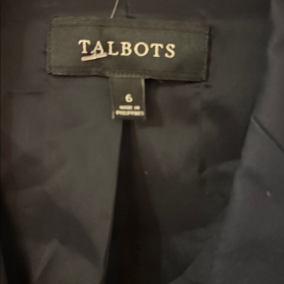 Talbots Women's Elegant Navy Blazer - Picture 2 of 5